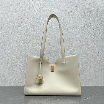 Celine Cabas Handbag Cream Size 37 × 15 × 27 cm