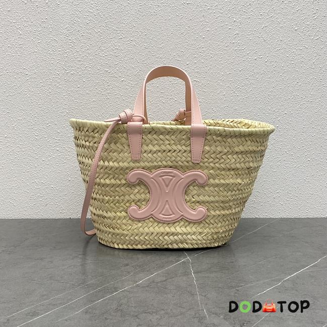 Celine Vegetable Basket Pink Bag Size 19 x 20 x 10 cm - 1