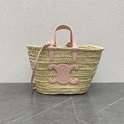 Celine Vegetable Basket Pink Bag Size 19 x 20 x 10 cm - 1