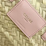 Celine Vegetable Basket Pink Bag Size 19 x 20 x 10 cm - 4