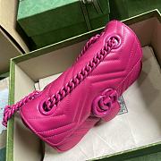 Gucci Marmont Mini Chain Bag Rose Pink Size 22 x 13 x 6 cm - 6