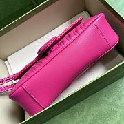 Gucci Marmont Mini Chain Bag Rose Pink Size 22 x 13 x 6 cm - 3