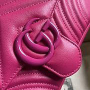 Gucci Marmont Mini Chain Bag Rose Pink Size 22 x 13 x 6 cm - 2