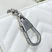  GG Marmont Matelassé Belt Bag White Size 12 x 12.5 x 7 cm - 5