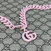 GG Marmont Matelassé Belt Bag Pink Size 12 x 12.5 x 7 cm - 6