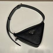 Prada Belt Triangle Bag 2VL039 Black Size 25 x 14 x 9 cm - 3