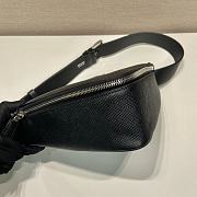 Prada Belt Triangle Bag 2VL039 Black Size 25 x 14 x 9 cm - 6