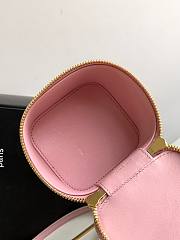 Celine Cosmetic Case Pink Bag Size 9.5 x 8 x 9 cm - 5