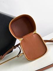 Celine Cosmetic Case Brown Bag Size 9.5 x 8 x 9 cm - 2