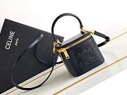 Celine Cosmetic Case Black Bag Size 9.5 x 8 x 9 cm - 1