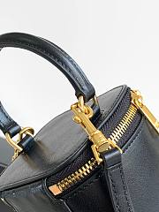Celine Cosmetic Case Black Bag Size 9.5 x 8 x 9 cm - 4