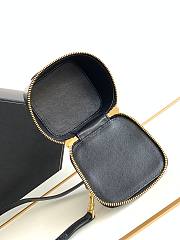 Celine Cosmetic Case Black Bag Size 9.5 x 8 x 9 cm - 2