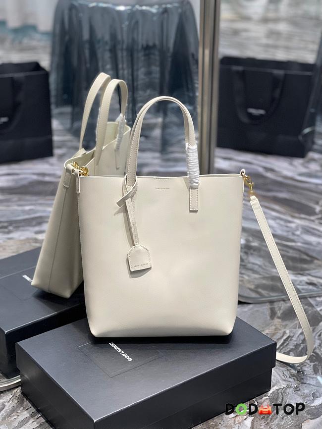 YSL Shopping Tote Bag White Size 25 x 28 x 8 cm - 1