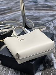 YSL Shopping Tote Bag White Size 25 x 28 x 8 cm - 2