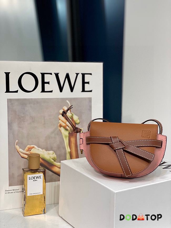 Loewe Mini Gate Mini Saddle Bag Size 15 x 12 x 8 cm - 1
