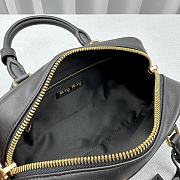 MiuMiu Sheepskin Pleated Bag Black Size 23 x 8 x 12 cm - 2
