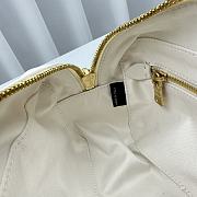 MiuMiu Sheepskin Pleated Bag White Size 23 x 8 x 12 cm - 2