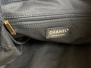 Chanel 22p Denim Graffiti Shopping Bag Size 51 x 43 x 3 cm - 5
