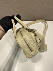 Prada Beige Antique Nappa Leather Multi-Pocket Top-Handle Bag Size 24 x 12.5 x 7 cm - 6