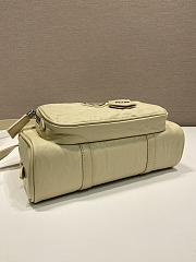 Prada Beige Antique Nappa Leather Multi-Pocket Top-Handle Bag Size 24 x 12.5 x 7 cm - 4