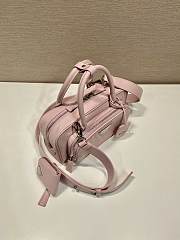Prada Pink Antique Nappa Leather Multi-Pocket Top-Handle Bag Size 24 x 12.5 x 7 cm - 5