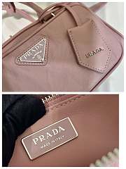 Prada Pink Antique Nappa Leather Multi-Pocket Top-Handle Bag Size 24 x 12.5 x 7 cm - 2