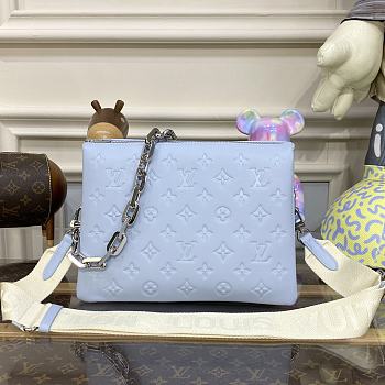 Louis Vuitton Coussin Small Handbag Light Blue Size 26 x 20 x 12 cm