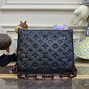 Louis Vuitton Coussin Small Handbag Black Size 26 x 20 x 12 cm - 1