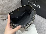 Chanel Patent Leather Shell Bag Black Size 20.5 x 28.5 x 7 cm - 4