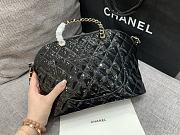 Chanel Patent Leather Shell Bag Black Size 20.5 x 28.5 x 7 cm - 2
