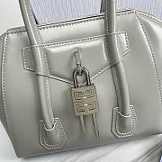 Givenchy Antigona Lock Gray Bag Size 23 x 27 x 13 cm - 3