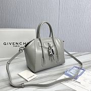 Givenchy Antigona Lock Gray Bag Size 23 x 27 x 13 cm - 4