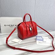 Givenchy Antigona Lock Red Bag Size 23 x 27 x 13 cm - 6