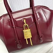 Givenchy Antigona Lock Red Wine Bag Size 23 x 27 x 13 cm - 6