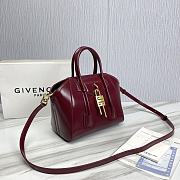 Givenchy Antigona Lock Red Wine Bag Size 23 x 27 x 13 cm - 5