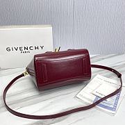 Givenchy Antigona Lock Red Wine Bag Size 23 x 27 x 13 cm - 4