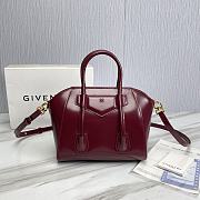 Givenchy Antigona Lock Red Wine Bag Size 23 x 27 x 13 cm - 3