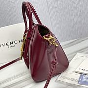 Givenchy Antigona Lock Red Wine Bag Size 23 x 27 x 13 cm - 2