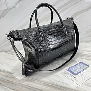 Givenchy Antigona Crocodile Black Bag Size 45 x 9 x 35 cm - 4