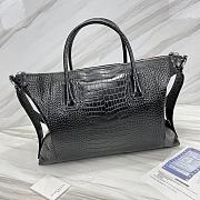 Givenchy Antigona Crocodile Black Bag Size 45 x 9 x 35 cm - 2