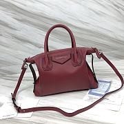 Givenchy Antigona Red Wine Bag Size 30 x 8 x 25 cm - 1