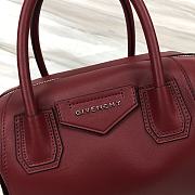 Givenchy Antigona Red Wine Bag Size 30 x 8 x 25 cm - 2