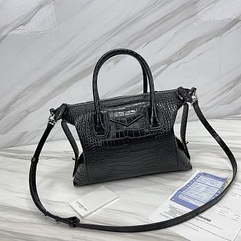 Givenchy Antigona Crocodile Black Bag Size 30 x 8 x 25 cm