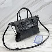 Givenchy Antigona Crocodile Black Bag Size 30 x 8 x 25 cm - 4