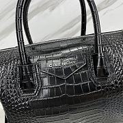 Givenchy Antigona Crocodile Black Bag Size 30 x 8 x 25 cm - 2