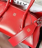 Givenchy Antigona Stretch Handbag Red Size 22 x 12 x 8 cm - 4