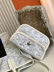 Goyard Fadou Anjou Mini Bag White Size 20 x 20 x 10 cm - 4