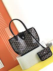 Goyard Fadou Anjou Mini Bag Black Size 20 x 20 x 10 cm - 5
