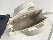 Chloe Woody Tote Bag White Mini Size 20 x 14 x 6 cm - 2