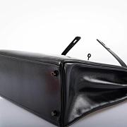 Hermes Black Box Leather Kelly 35 cm - 5